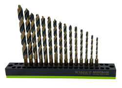 15 PC. POWER DRIVE M35 DRILL BIT SET W/ MAGNETIC BASE