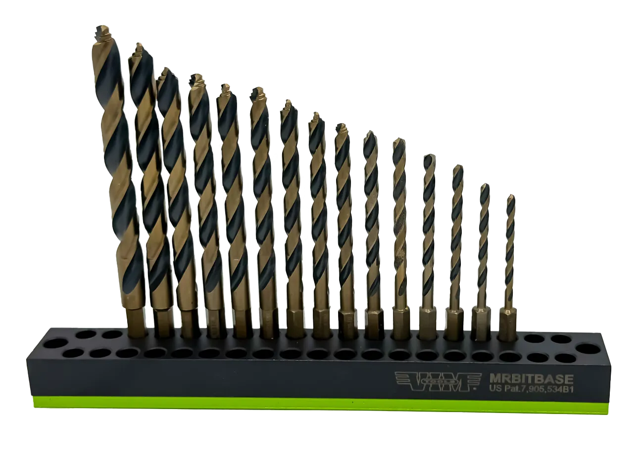 15 PC. POWER DRIVE M35 DRILL BIT SET W/ MAGNETIC BASE