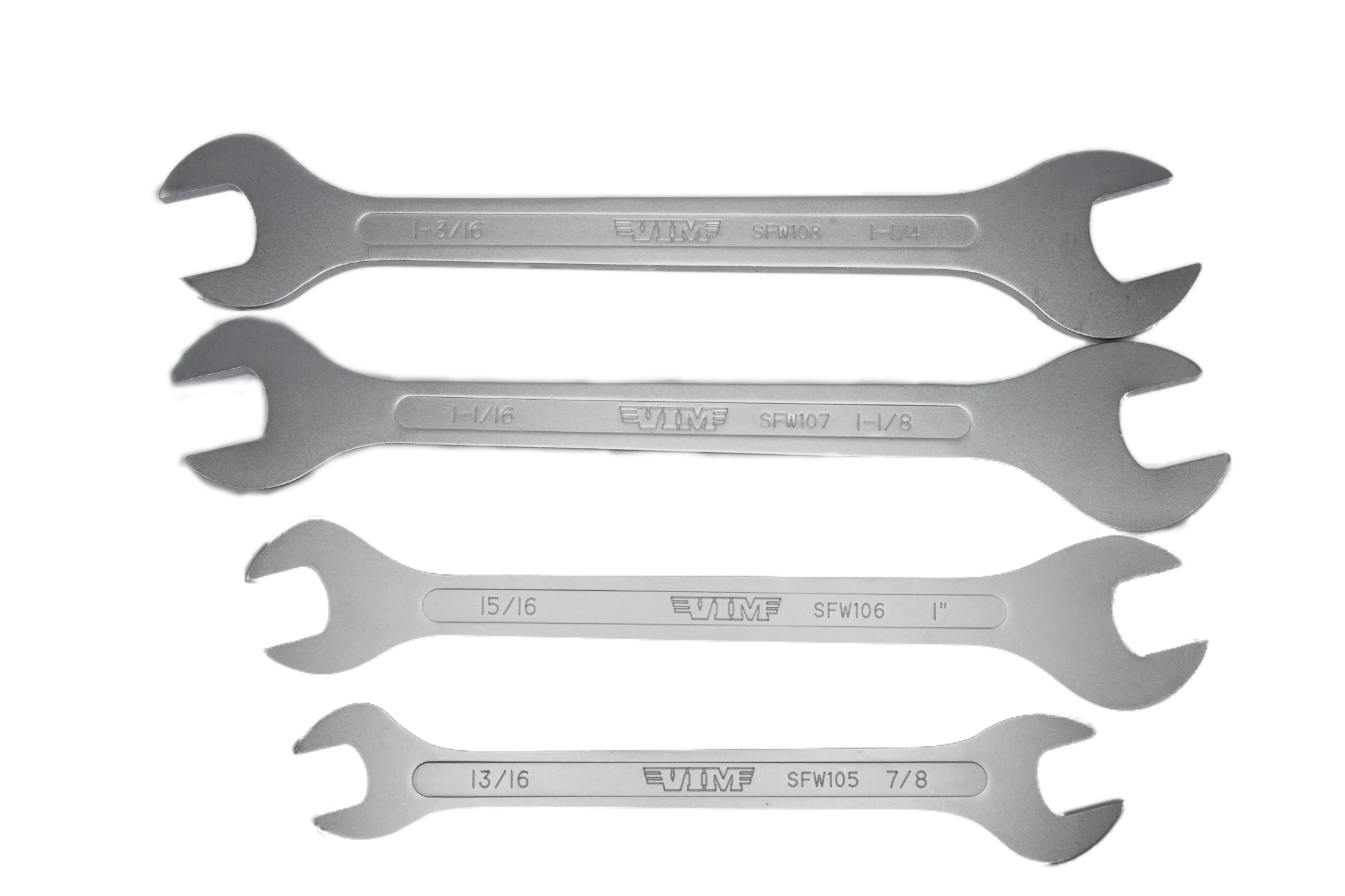 4 PC. LARGE FLAT WRENCH EXTENSION SET - SAE