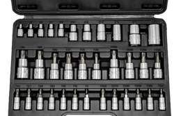 Torx Master 34 Pc set, press fit, blue case