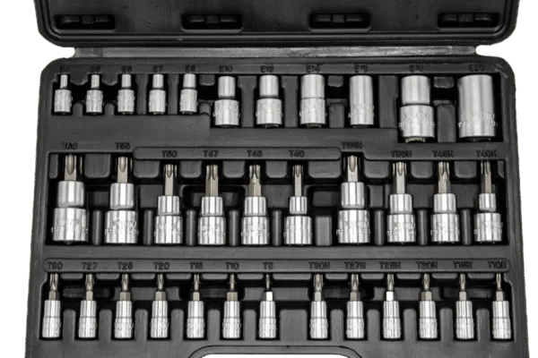 Torx Master 34 Pc set, press fit, blue case