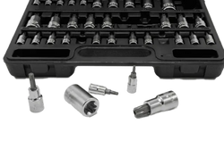 Torx Master 34 Pc set, press fit, blue case