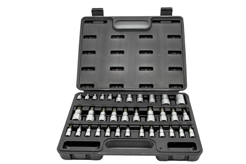 Torx Master 34 Pc set, press fit, blue case