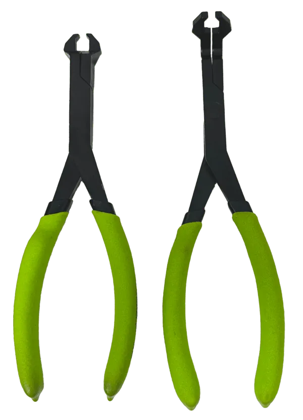 Push Pin Removal Pliers Set, includes V230straight and V231,  75 degree offset pliers