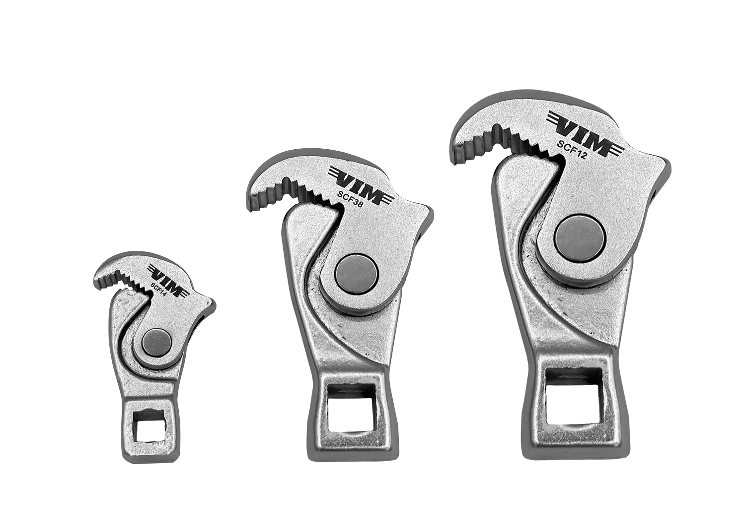 3 PC. SPRING LOADED CROWFOOT WRENCH SET (1/4'', 3/8'' & 1/2'')