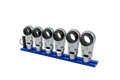 6 PC. 12PT OFFSET, FLEX HEAD RATCHETING WRENCH ATTACHMENTS (14 - 19MM)