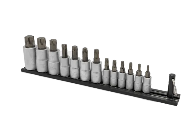 Elite 13pc. Torx Set, T10 Thru T70, package on a Black Magrail